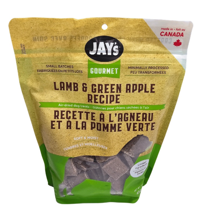 Jay's Gourmet, Gteries Pour Chien, Agneau Et Pomme Verte 454gr