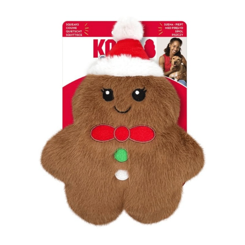 Jouet pour chien Kong HOLIDAY Snuzzles Pain d'pice