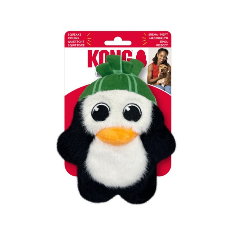 Jouet pour chien Kong HOLIDAY Snuzzles Pingouin