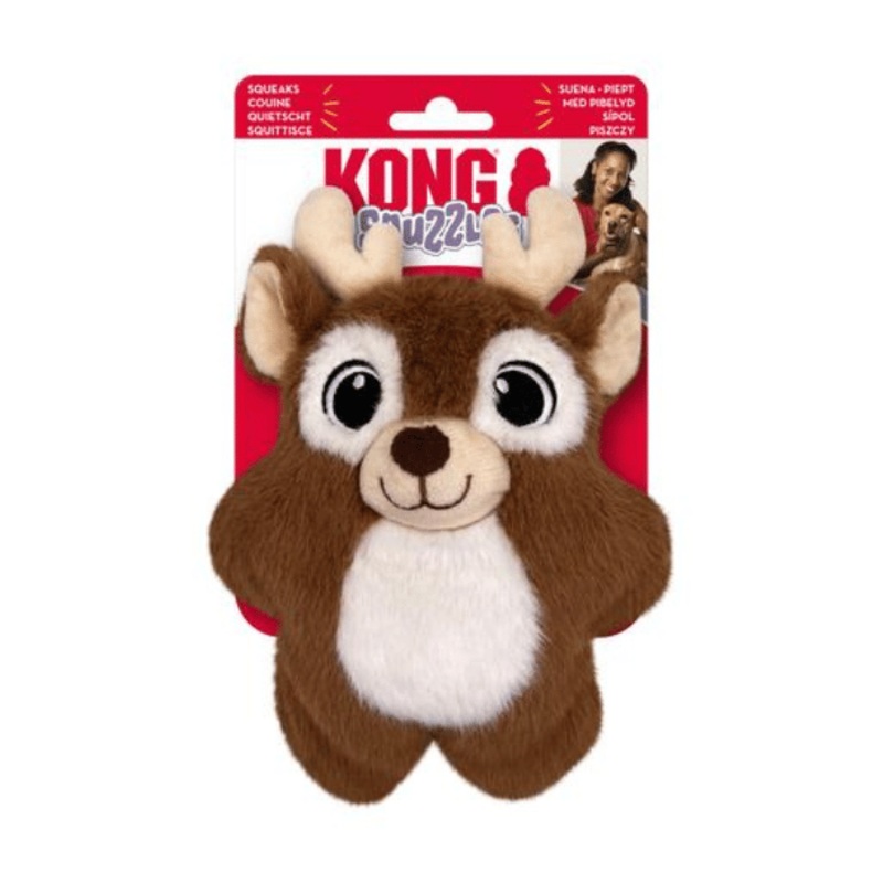 Jouet pour chien Kong HOLIDAY Snuzzles Renne