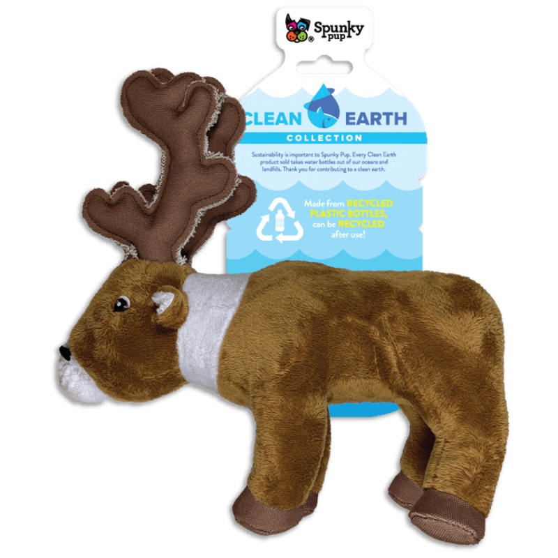 Jouet Spunky Pup Clean Earth Caribou
