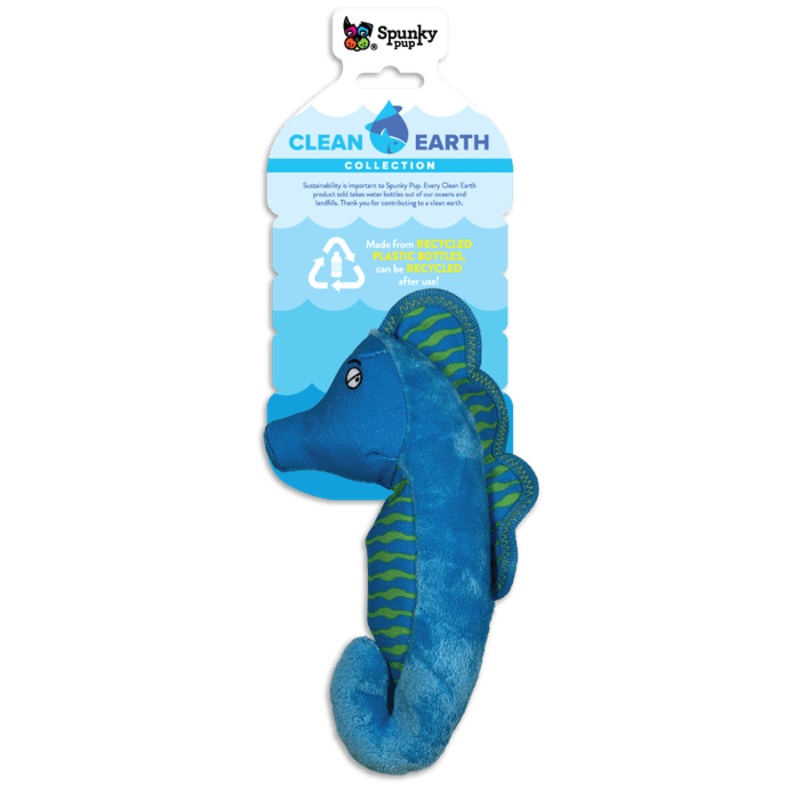 Jouet Spunky Pup Clean Earth Hippocampe