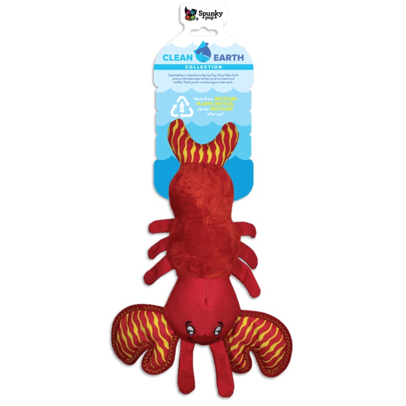 Jouet Spunky Pup Clean Earth Homard