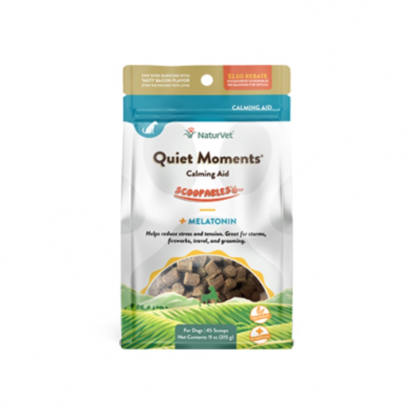 NaturVet Quiet moments supplment de melatonin calmant pour chien