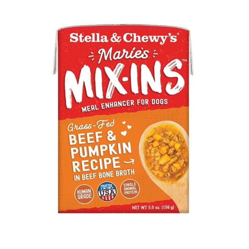 Nourriture humide Stella & Chewy's Mix-ins Boeuf et Citrouille 5.5oz