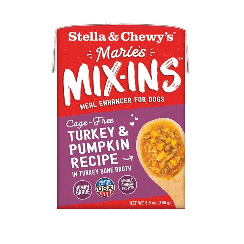 Nourriture humide Stella & Chewy's Mix-ins Dinde et Citrouille 5.5oz