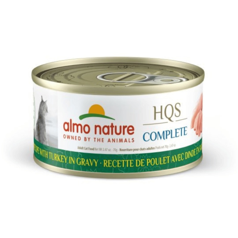 Nourriture pour chats HQS Complte - Poulet Et Dinde En Sauce 70gr