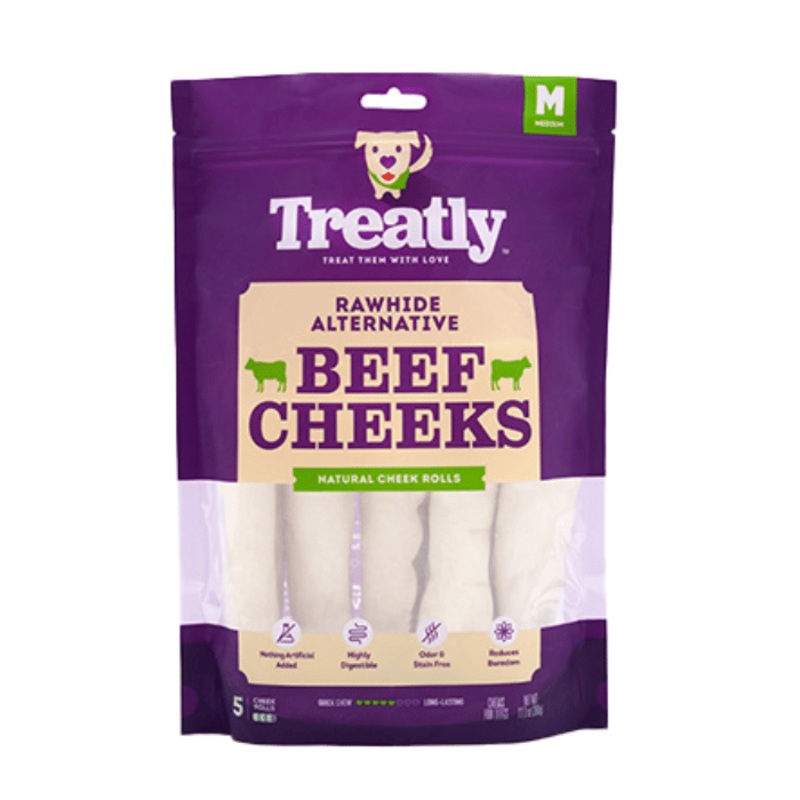 Paquet de 5 gteries pour chiens - Beef Cheeks Medium