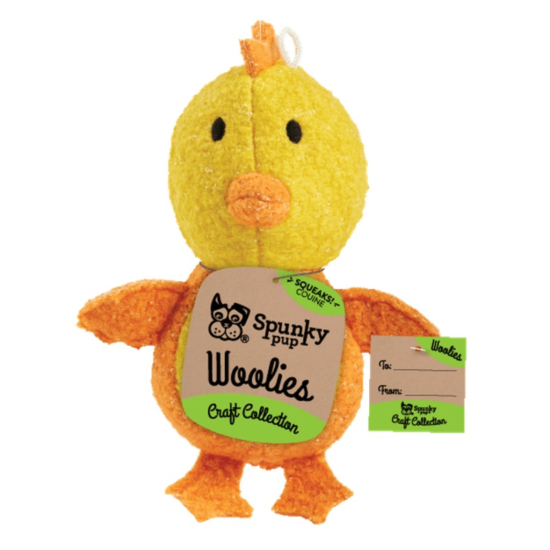 Peluche Spunky Pup Woolies Poulet