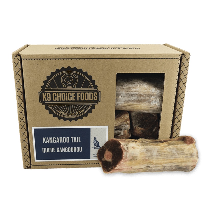 Queue de kangourou Os Cru Congel 3 lbs - en magasin seulement