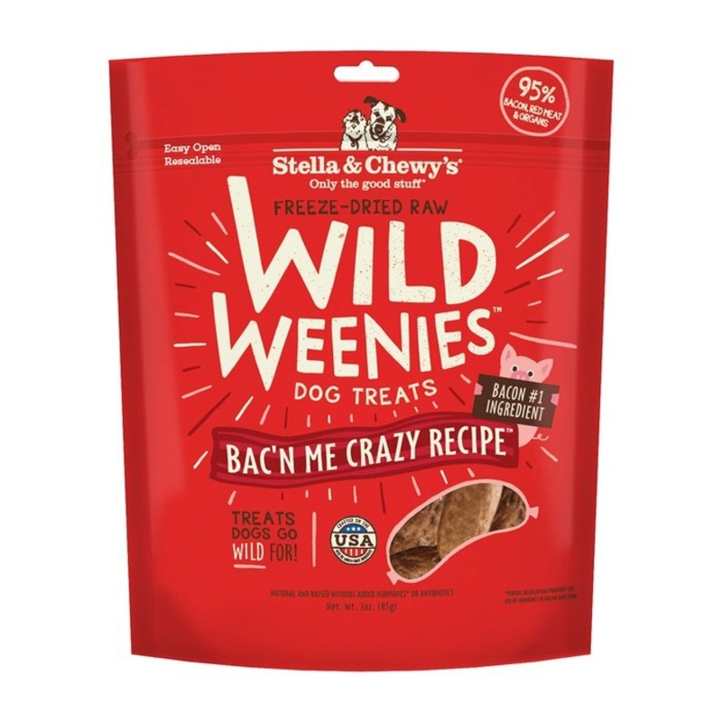 Saucisse de lyophilis Stella Wild Weenies Bacon