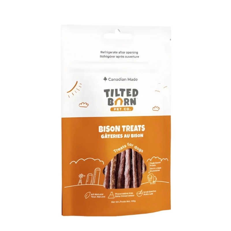 Tilted Barn Friandises au bison 100g