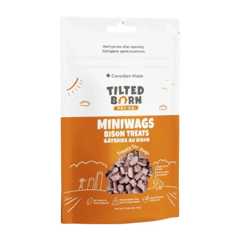 Tilted Barn Friandises au bison  mini 100g