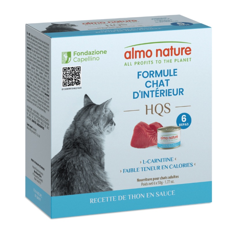 Almo Hqs Formule Chat D'intrieur - Recette De Thon En Sauce 6x50gr