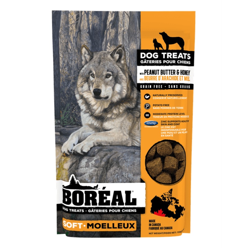 Gteries pour chiens Boral - Beurre d'arachide et Miel