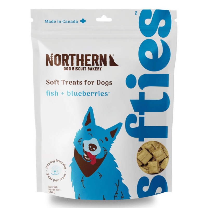 Gteries Tendres Pour Chien, Poisson & Bleuets 170gr
