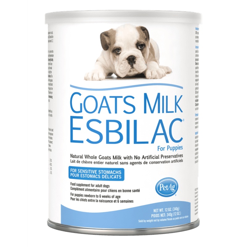 Lait de chvre naturel pour chiots