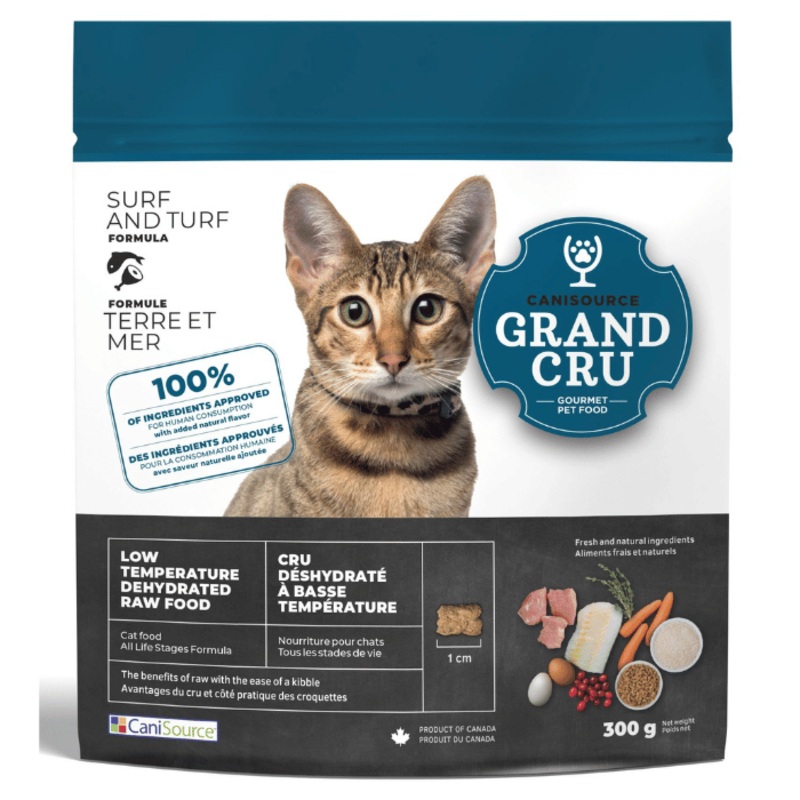 Nourriture Pour Chat, Canisource Grand Cru Terre & Mer 300g