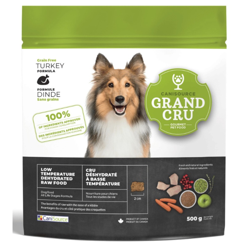 Nourriture Pour Chien Canisource Grand Cru Dinde sans grains 500g