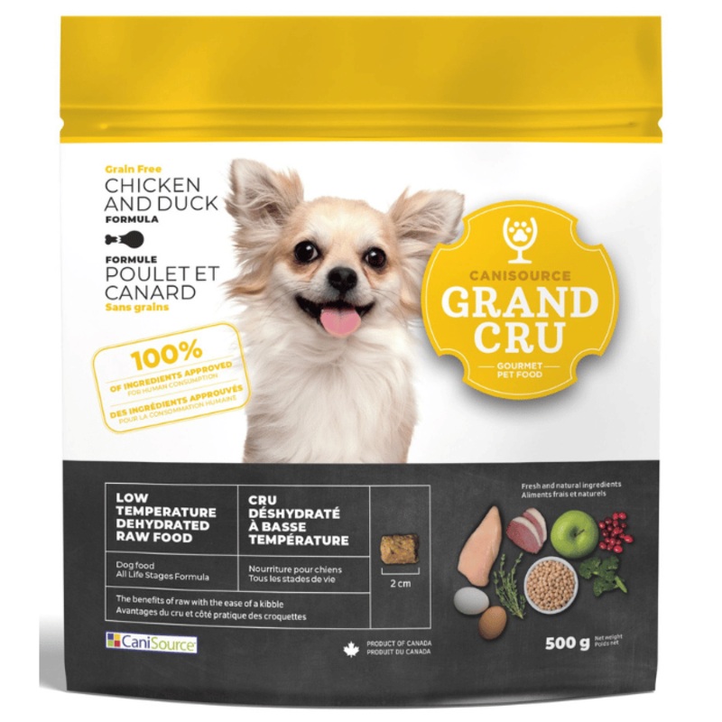 Nourriture Pour Chien Canisource Grand Cru Poulet & Canard Sans Grains 500g