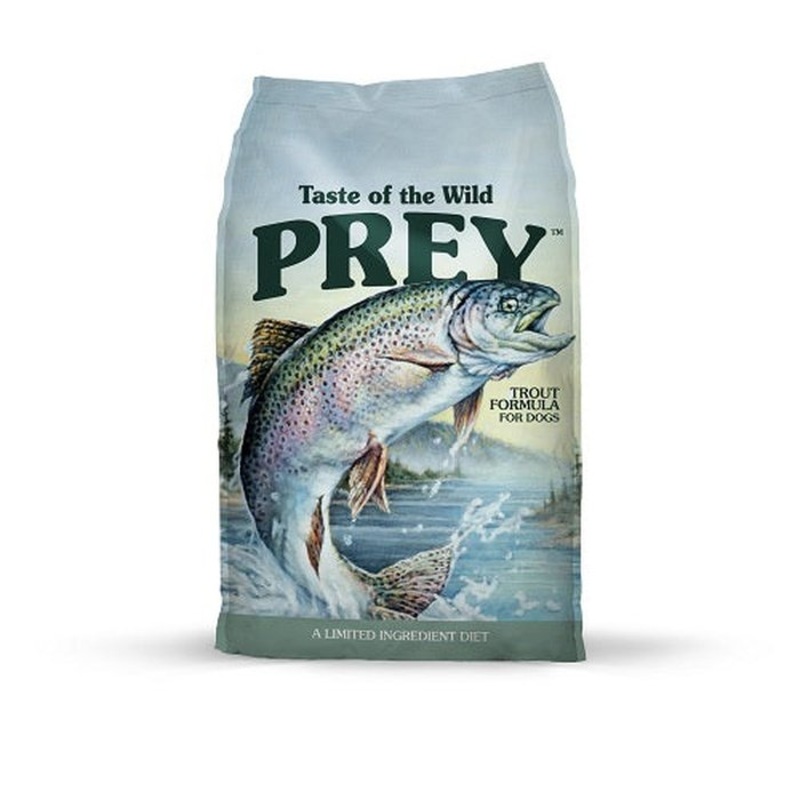 Nourriture pour chiens - PREY -Formule  la truite, limite en ingrdients