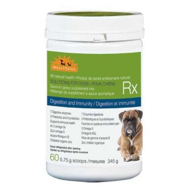 WELLY TAILS CHIEN SUPPLMENTS DIGESTION ET IMMUNIT 454 G