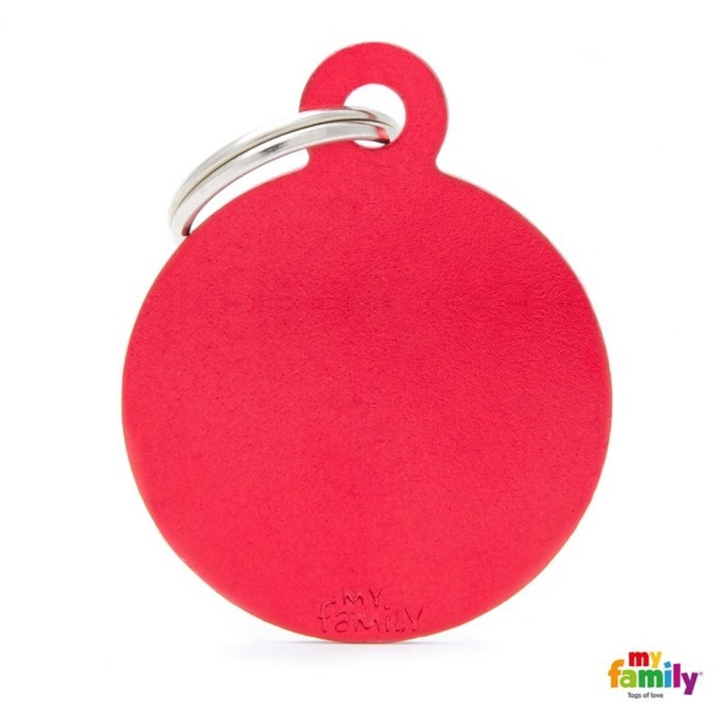 Mdaille pour chiens - Basic Cercle Grand Alu