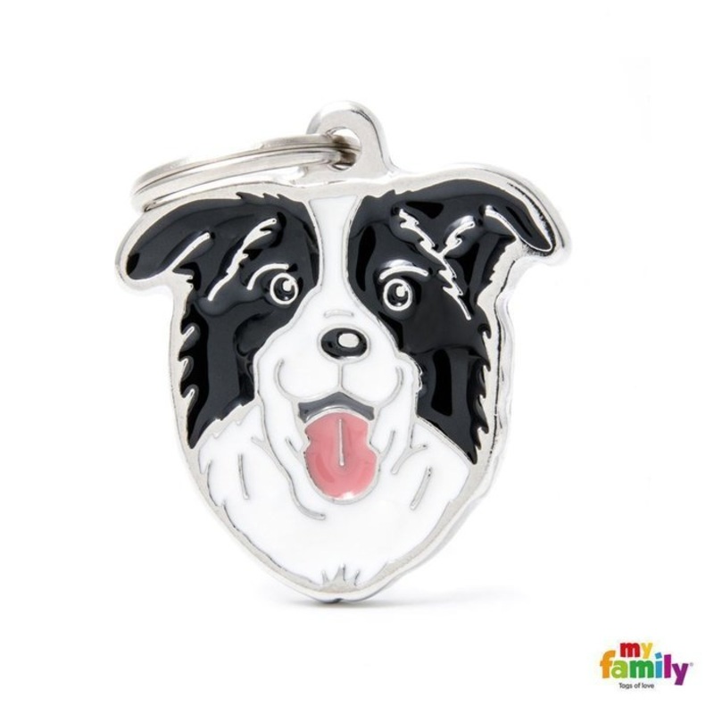 Mdaille pour chiens - Friends Border Collie