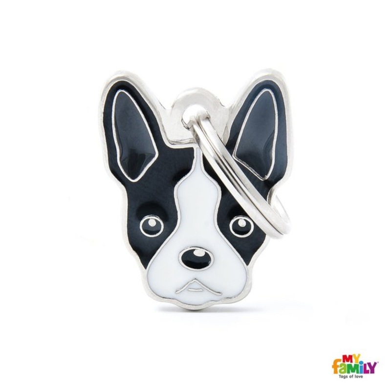 Mdaille pour chiens - Friends Boston Terrier