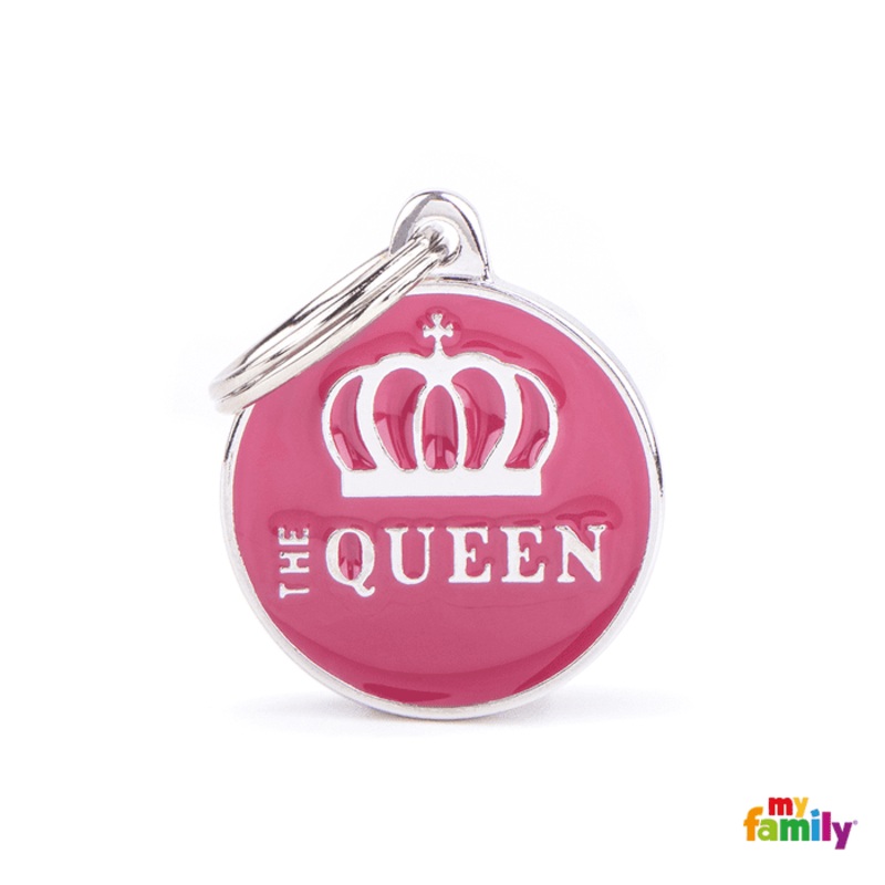 Mdaille pour chiens - Moyen cercle The Queen