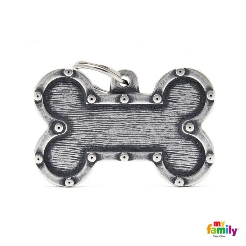 Mdaille pour chiens - Os XL Bronx Futuriste