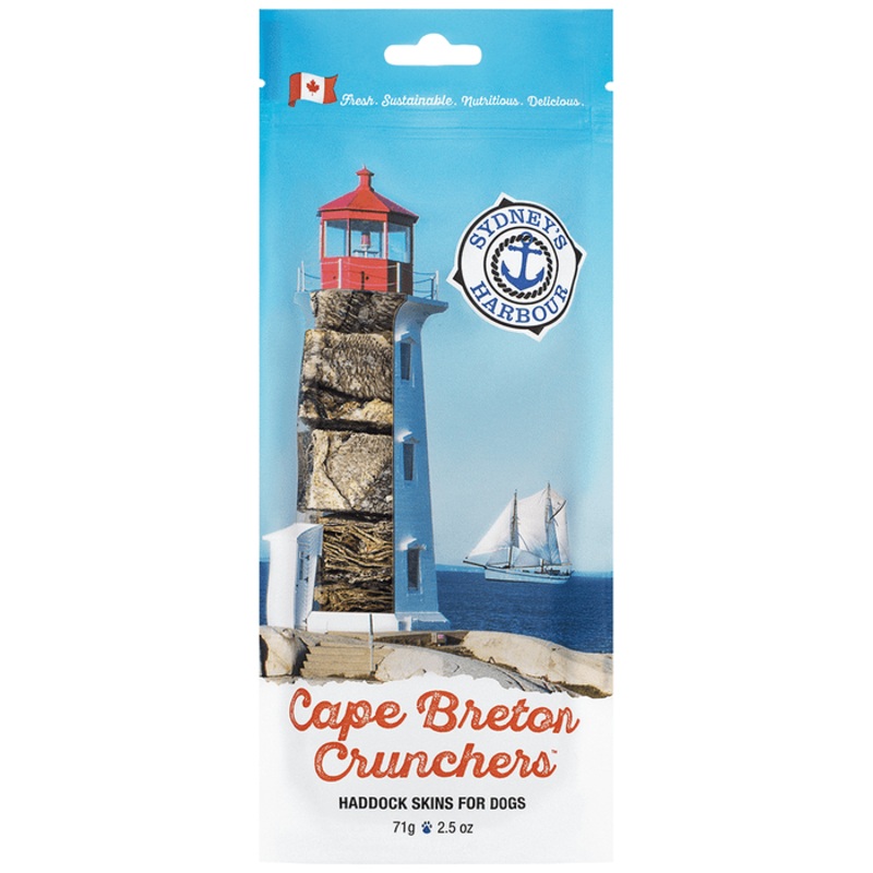 Peau d'aiglefin pour chiens 2.5oz