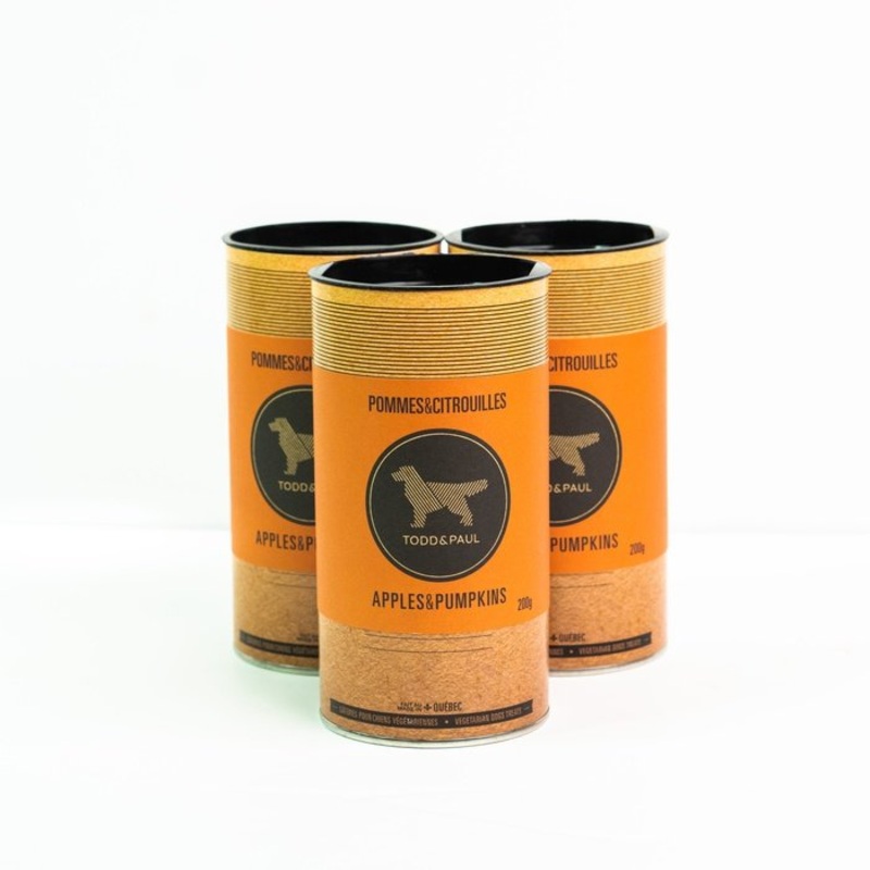Biscuits pour chiens Pommes & Citrouille - Produits Qubcois