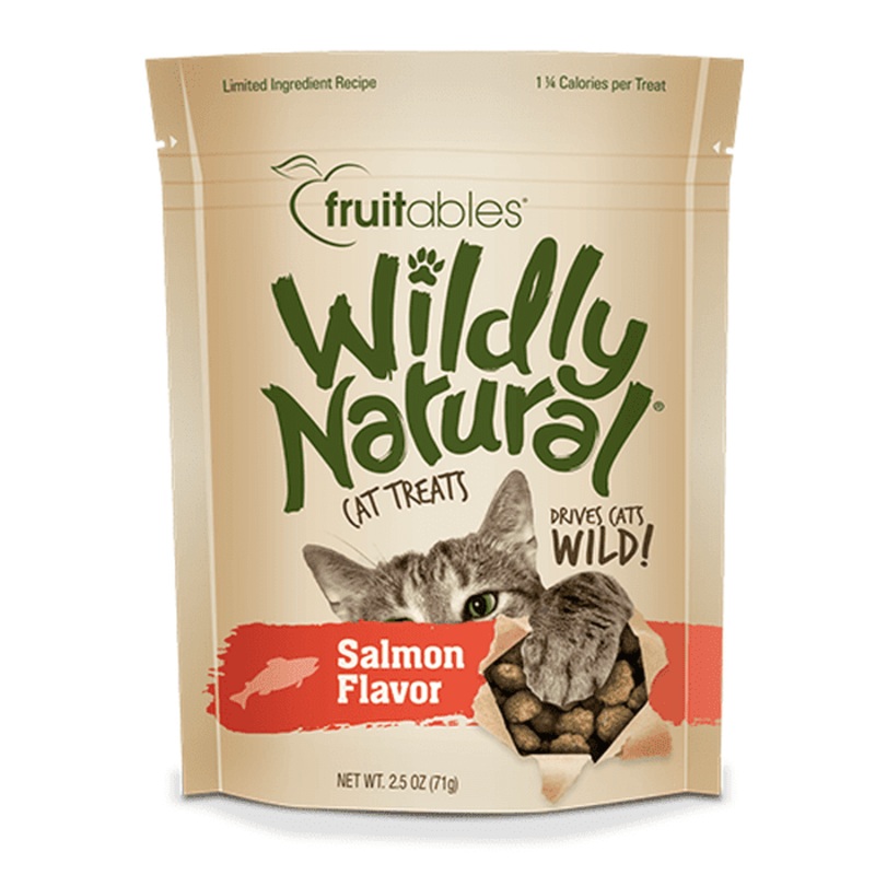 Friandises pour chats - Wildly Natural Saveur de saumon 2.5oz