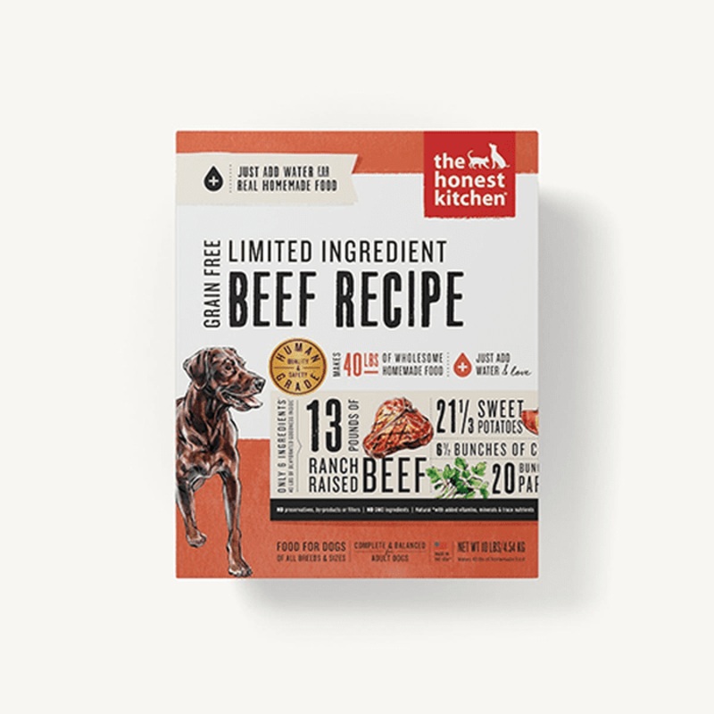 Honest Kitchen Hope ingrdients limits Boeuf dshydrat
