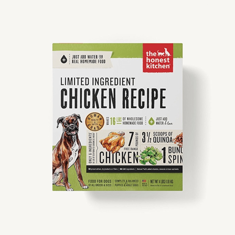 Honest Kitchen ingrdients limits Poulet dshydrat