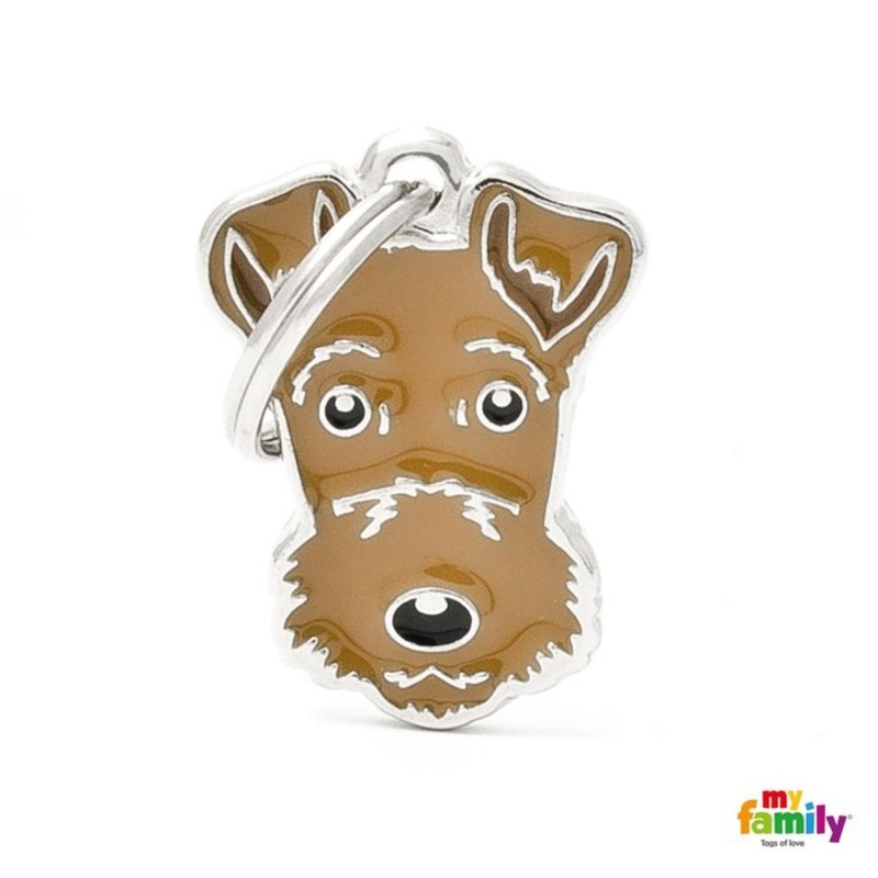 Mdaille pour chiens - Friends Airedale Terrier