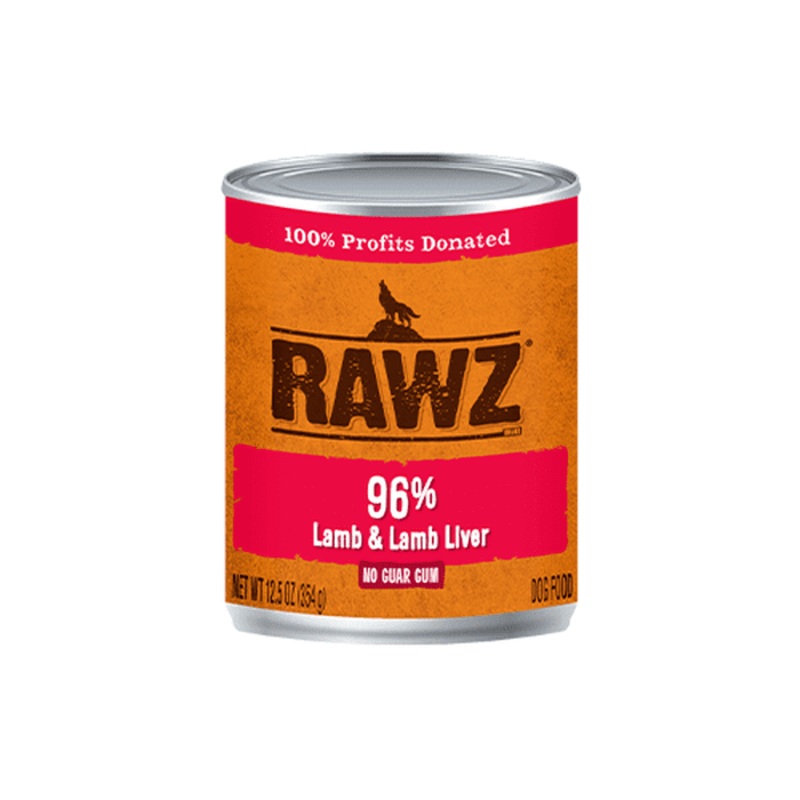 Nourriture humide Rawz 96% Agneau et foie d'agneau