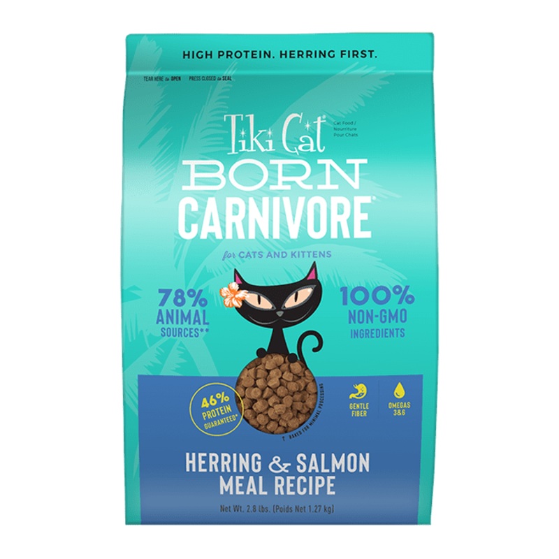 Nourriture pour Chats Tiki Cat Born Carnivore - Hareng et saumon