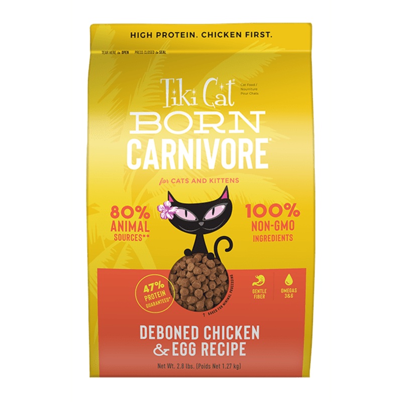 Nourriture pour Chats Tiki Cat Born Carnivore - Poulet & uf