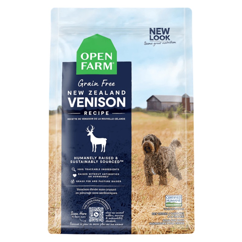 Nourriture pour chien Open Farm Venaison sans grain