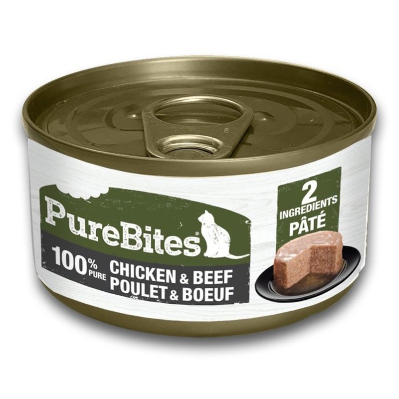 Pat pour chats Purebites poulet & boeuf 2.5oz