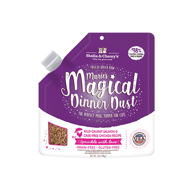 Rehausseur de gout pour Chats Maries Magical Dinner saumon & poulet 7oz