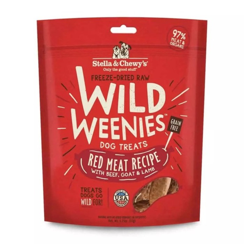 Saucisse de lyophilis Stella Wild Weenies Red Meat Recipe 3.25oz