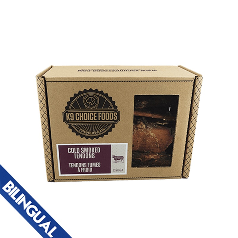 Tendons fums  froid Os Cru Congel 2 lb