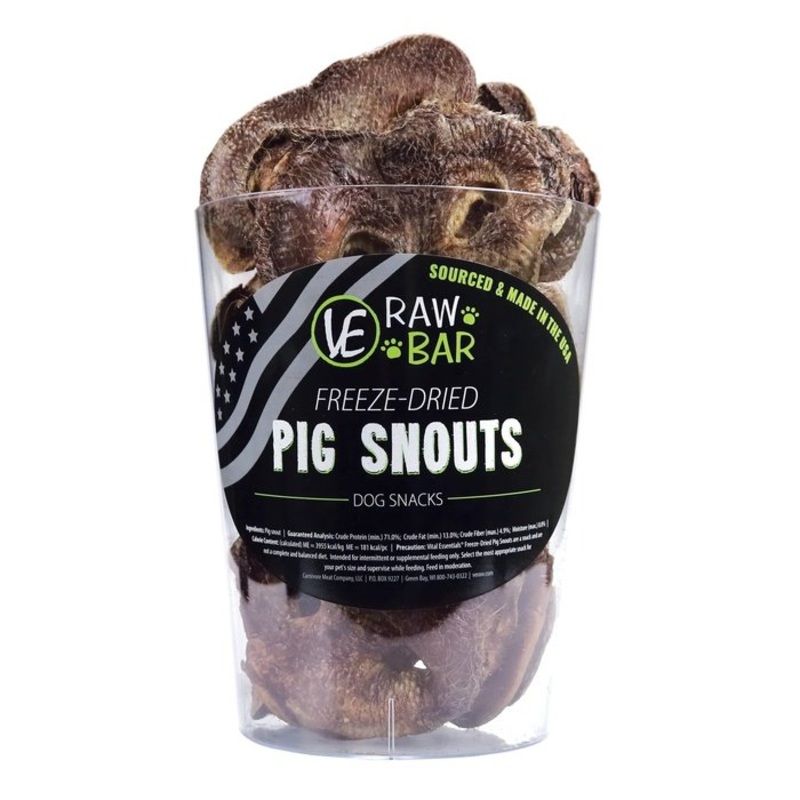 VE RAW BAR Nez de porc lyophilise
