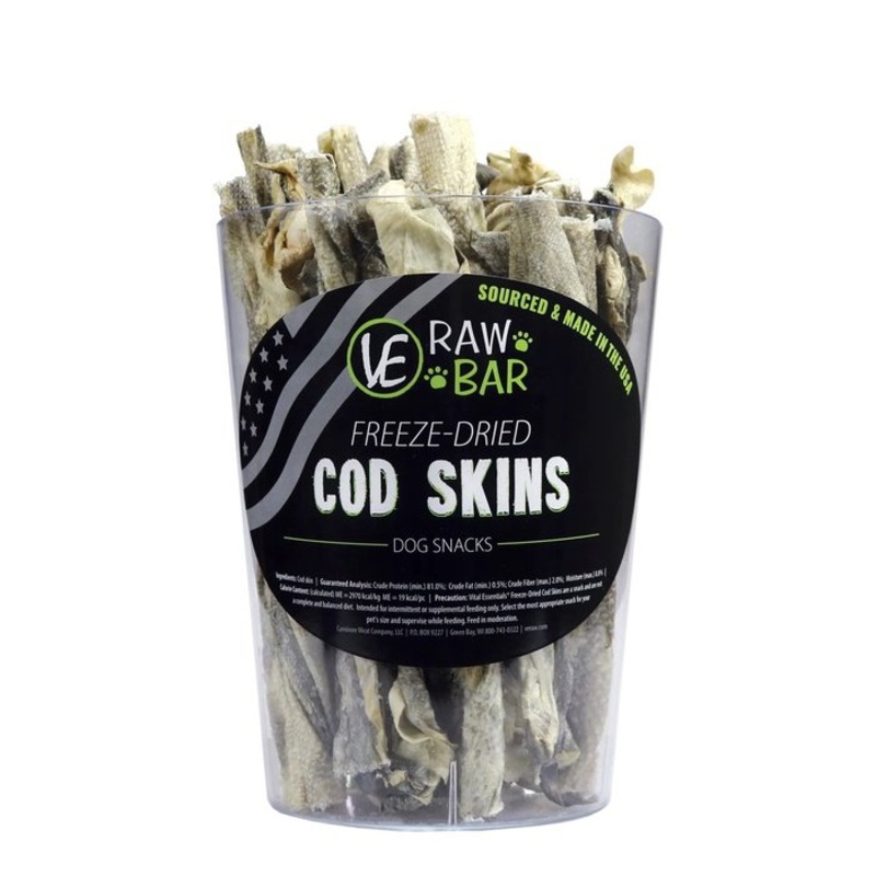 VE RAW BAR Peau de morue lyophilise