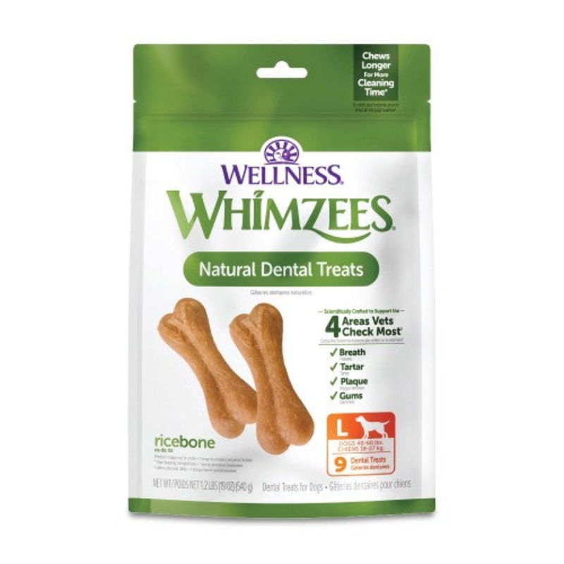 Whimzees Ricebone en sac 19oz