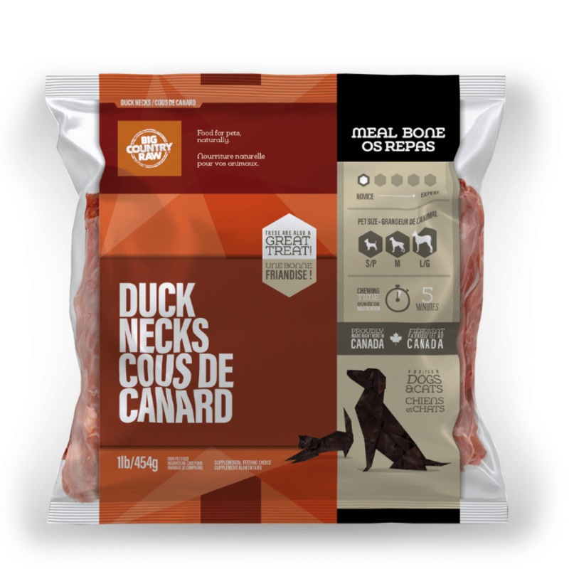 Cou de canard congel 1 lb