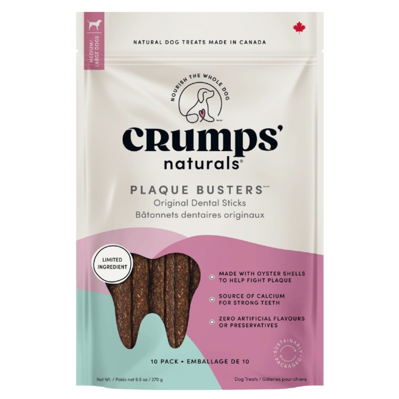 Crumps' naturals plaque busters - Btonnets dentaires originaux